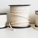 Ver imagem 3 de Corda Cordão Fio 8mm Cru Algodão - 20m - São José Artesanato macramê, tapetes, suportes de plantas, 