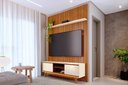 Ver imagem 1 de Painel Milo para Tv de até 65 Polegadas - Cinamomo /off White - Madetec