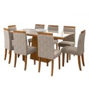 Ver imagem 2 de Conjunto Mesa Melissa 8 Cadeiras New Ceval