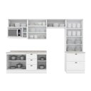 Ver imagem 2 de Cozinha Modulada Henn Americana Henn 9 Peças C5p53 Branco