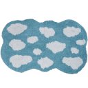 Ver imagem 1 de Tapete Quarto Infantil 60x100cm Azul Nuvem