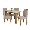 Ver imagem 2 de Conjunto Mesa Jade 4 Cadeiras New Ceval