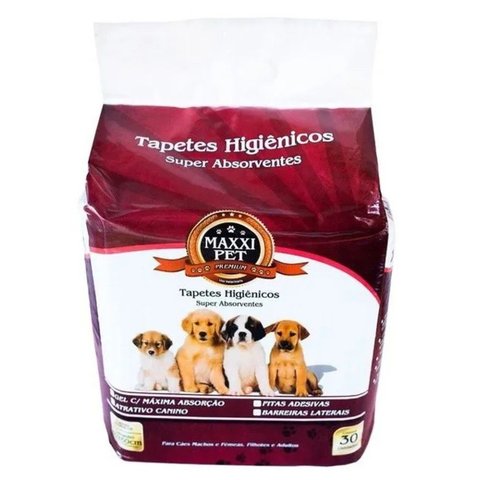 Tapetes Higiênicos Maxxi Pet 60x60cm - 30 Unidades