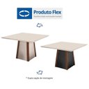 Ver imagem 4 de Conjunto Sala de Jantar Mesa com Tampo Giratório e 6 Cadeiras New Blanch Espresso Móveis