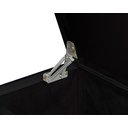Ver imagem 4 de Recamier Baú Decorativo Roma 1,30m Premium Sofá para Cama Casal Estilo Estofado Cor Preto