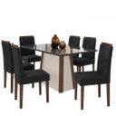 Ver imagem 2 de Conjunto Mesa Julia 6 Cadeiras New Ceval
