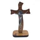 Ver imagem 1 de Crucifixo De Mesa Vaticano PV 16 Cm