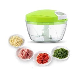 Triturador Picador Manual 3 Lâminas Legumes Verduras Cozinha - 5