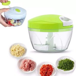 Triturador Picador Manual 3 Lâminas Legumes Verduras Cozinha - 3