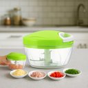 Ver imagem 2 de Triturador Picador Manual 3 Lâminas Legumes Verduras Cozinha
