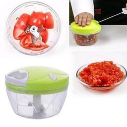 Triturador Picador Manual 3 Lâminas Legumes Verduras Cozinha - 6