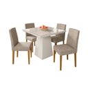 Ver imagem 2 de Conjunto Mesa Melissa 4 Cadeiras New Ceval
