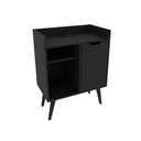 Ver imagem 3 de Balcão Aparador Barzinho multifuncional 60cm AP2310 Tecno Mobili Preto