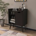 Ver imagem 7 de Balcão Aparador Barzinho multifuncional 60cm AP2310 Tecno Mobili Preto