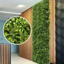 Ver mais imagens de 13 Quadro Verde Artificial Luxo com Folhagens Realistas para Jardim Vertical e Decoração