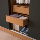 Ver imagem 7 de Guarda-roupa 3 Portas de Correr Kappesberg Canela/preto Fosco 180cm
