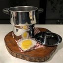 Ver imagem 2 de Panela para Cuscuz Cuscuzeira Fogão de Indução Inox 3 Litros Aparelho de Cuzcuz com Alças