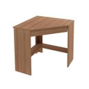 Ver imagem 1 de Mesa Escrivaninha de Canto com 1 Gaveta Me4169 Amêndoa Tecnomobili