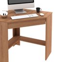 Ver imagem 6 de Mesa Escrivaninha de Canto com 1 Gaveta Me4169 Amêndoa Tecnomobili