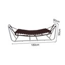 Ver imagem 4 de Rede Suspensa em Trico Nautico com Estrutura de Aluminio Marrom