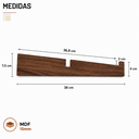 Ver imagem 3 de Suporte para Notebook Mdf Ergonômico Mesa Escritório Gamer - Marrom