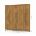 Ver imagem 2 de Guarda Roupa 6 Portas Audi Nature