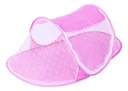Ver imagem 2 de Mini Berço Infantil Portatil com Mosqueteiro Snh47 Snel Home Rosa