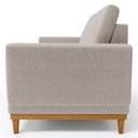 Ver imagem 5 de Sofá Living 160cm 2 Lugares Kayrós D05 Bouclê Bege - Mpozenato