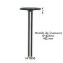 Ver imagem 1 de Ponta Rotativa Diamantada Individual Haste Ø3mm Politone Modelo Mtr10