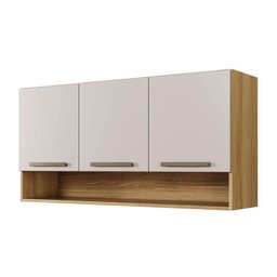 Armário Aéreo Plus Master Arte Móveis Cinamomo Off White - 3