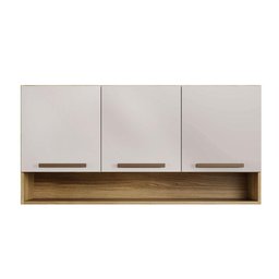 Armário Aéreo Plus Master Arte Móveis Cinamomo Off White - 2