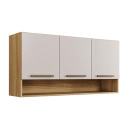 Armário Aéreo Plus Master Arte Móveis Cinamomo Off White - 1