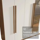 Ver imagem 7 de Guarda-Roupa Casal 8 Portas Batentes com Espelho Netuno Madesa