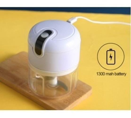 Mini Processador Moedor Elétrico Alho sem Fio Alimentos Usb - 6