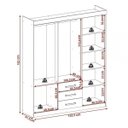 Ver imagem 4 de Guarda-Roupa Casal 6 Portas 3 Gavetas Fortaleza Rodial