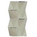 Ver imagem 1 de Kit 2 Vasos Modulares de Parede 50x18cm Favo Japi