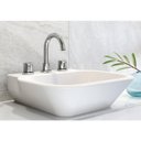 Ver imagem 3 de Misturador para Lavatorio de Mesa 3 Furos Bica Alta com Valvula de Escoamento Debba Cromado Roca Cód