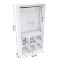 Ver imagem 2 de MÓDULO CLOSET COLMEIA CABIDEIRO M145.2021.B (CASA, LOJA) MUNDI MOVEIS