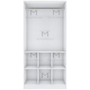 Ver imagem 5 de MÓDULO CLOSET COLMEIA CABIDEIRO M145.2021.B (CASA, LOJA) MUNDI MOVEIS