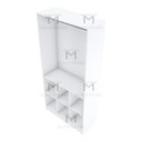 Ver imagem 4 de MÓDULO CLOSET COLMEIA CABIDEIRO M145.2021.B (CASA, LOJA) MUNDI MOVEIS