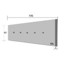 Ver imagem 2 de Cabeceira 195 Cama Box Luna Capitone Marrom Corano Painel Rbl