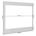 Ver imagem 4 de Painel Decorativo Singapura Mdp/mdf Tv até 70 Polegadas Ripado 1.8 Tauari/off White G77 - Gran Belo