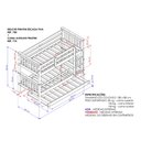 Ver imagem 2 de Treliche Solteiro Colchão 188x88cm - Mel Acetinado Piratini