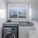 Ver imagem 2 de Janela de Alumínio Branco Vitro de Correr 2 Folhas Móveis com Ventilação sem Grade Classic-120lx100a