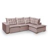 Sofá de Canto 5 Lugares 270cm Retrátil e Reclinável Rose - 5
