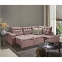 Ver imagem 2 de Sofá De Canto 5 Lugares 270cm Retrátil E Reclinável Rose