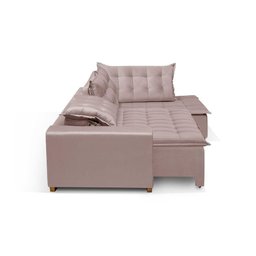 Sofá De Canto 5 Lugares 270cm Retrátil E Reclinável Rose - 3