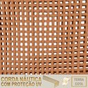 Ver imagem 2 de 8 Cadeiras Cannes Corda Náutica e Mesa Retangular Alumínio Terra Cota
