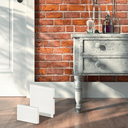 Ver imagem 3 de Rodapé Poliestireno Liso Branco 15cm Br 2,40m - Arquitech 50015