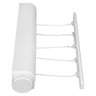 Varal de Parede Retratil 5 Cordas 6 Ganchos Extensivel Automatico Ajustavel Secador de Roupa Casa Ap - 14